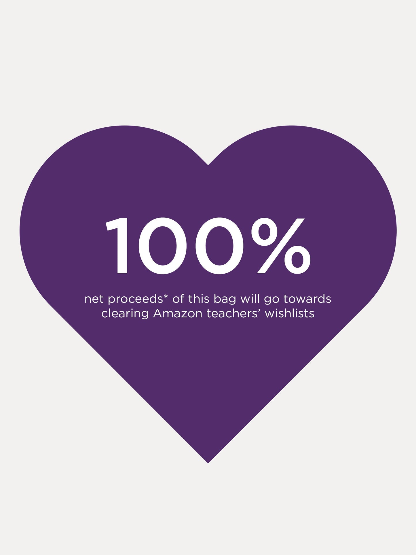 tarte™ loves teachers tote bag