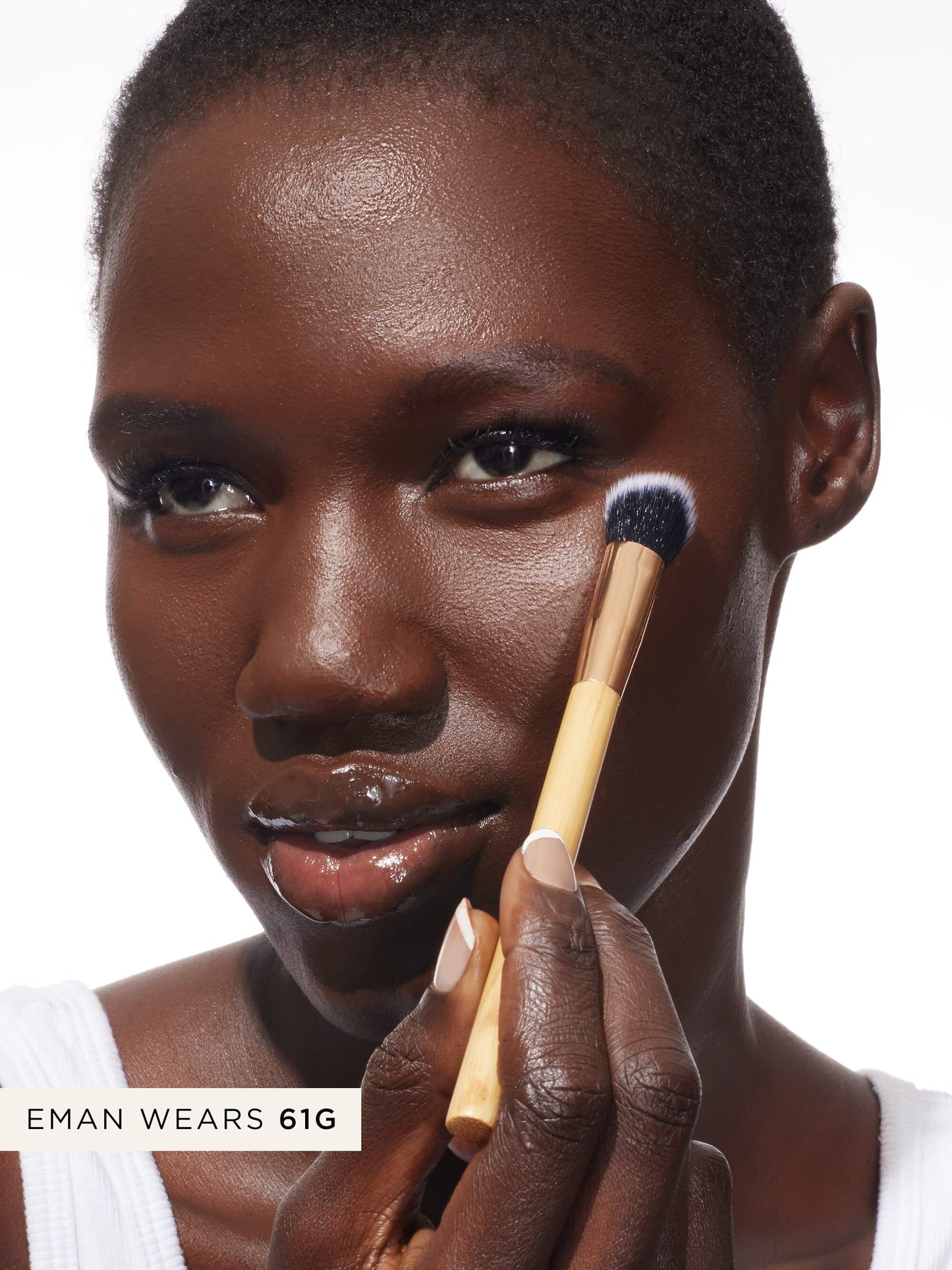 creaseless creamy full-coverage concealer & paw brush duo