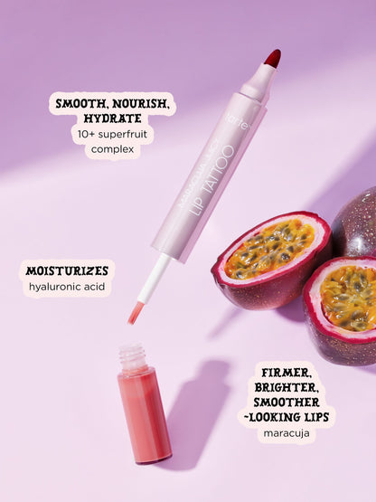 maracuja juicy lip tattoo