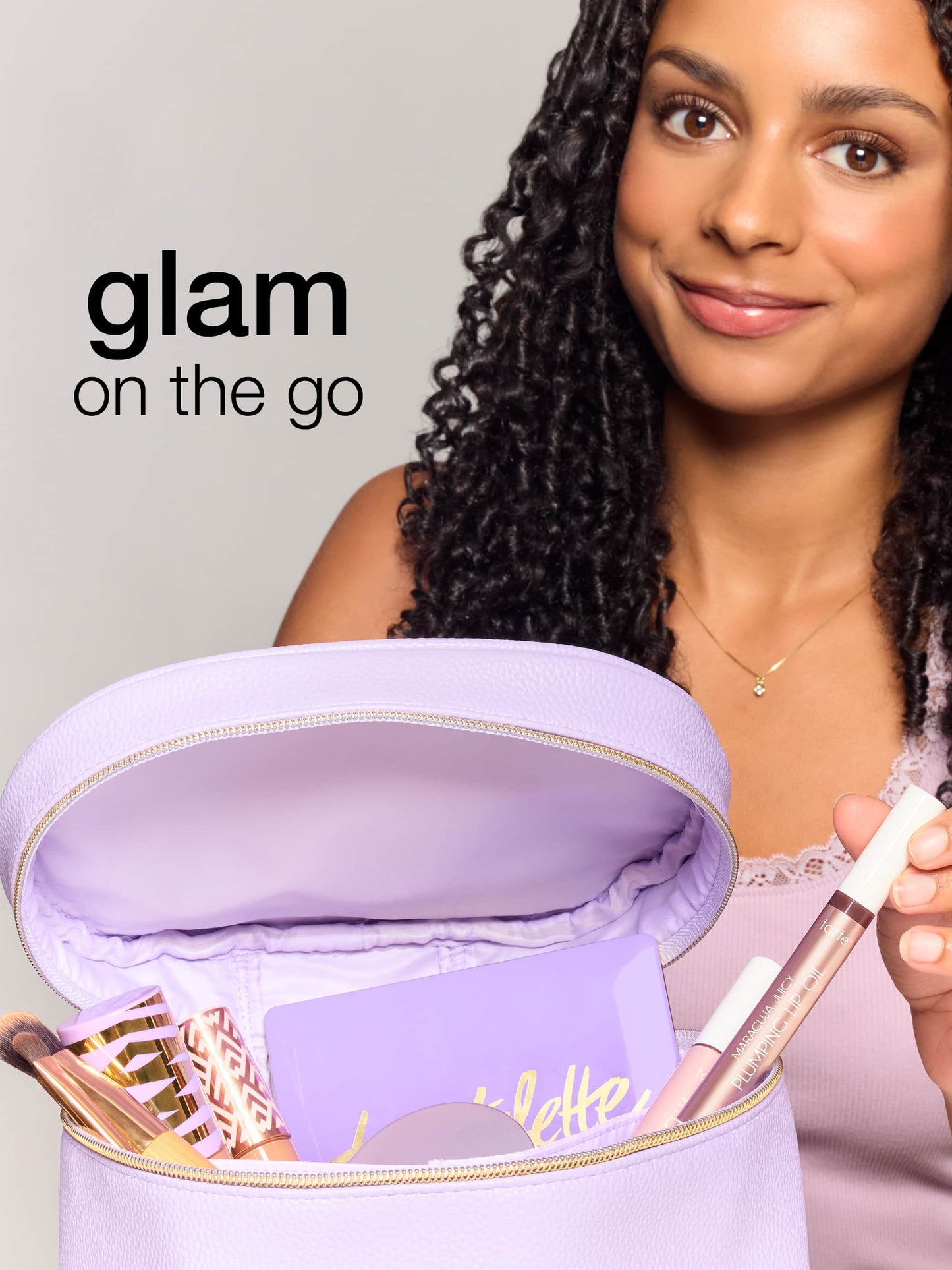 tarte™ train case makeup bag