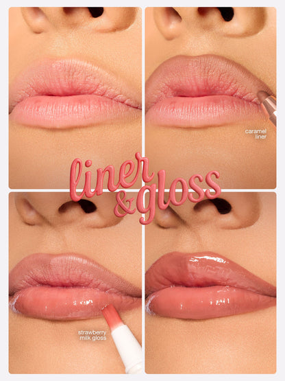 vinyl drip lip gloss & plump liner + FREE mystery charms