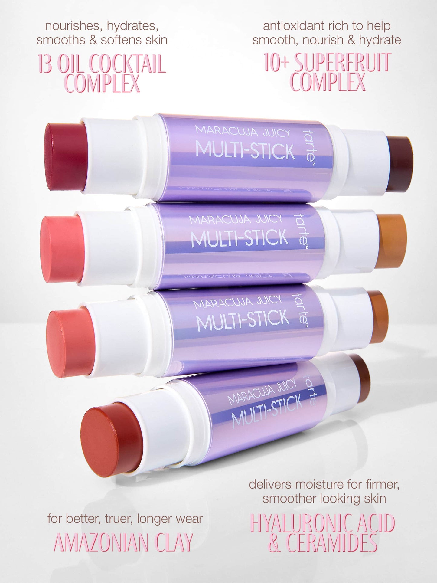 maracuja juicy blush & bronzer multi-stick + brush