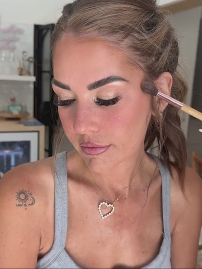 tarte™ x Amber Massey glow pot & brush