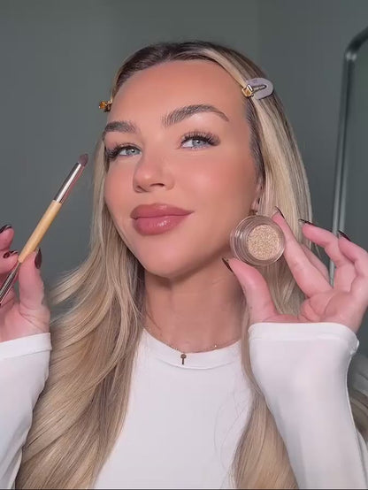 glow pot eyeshadow & brush